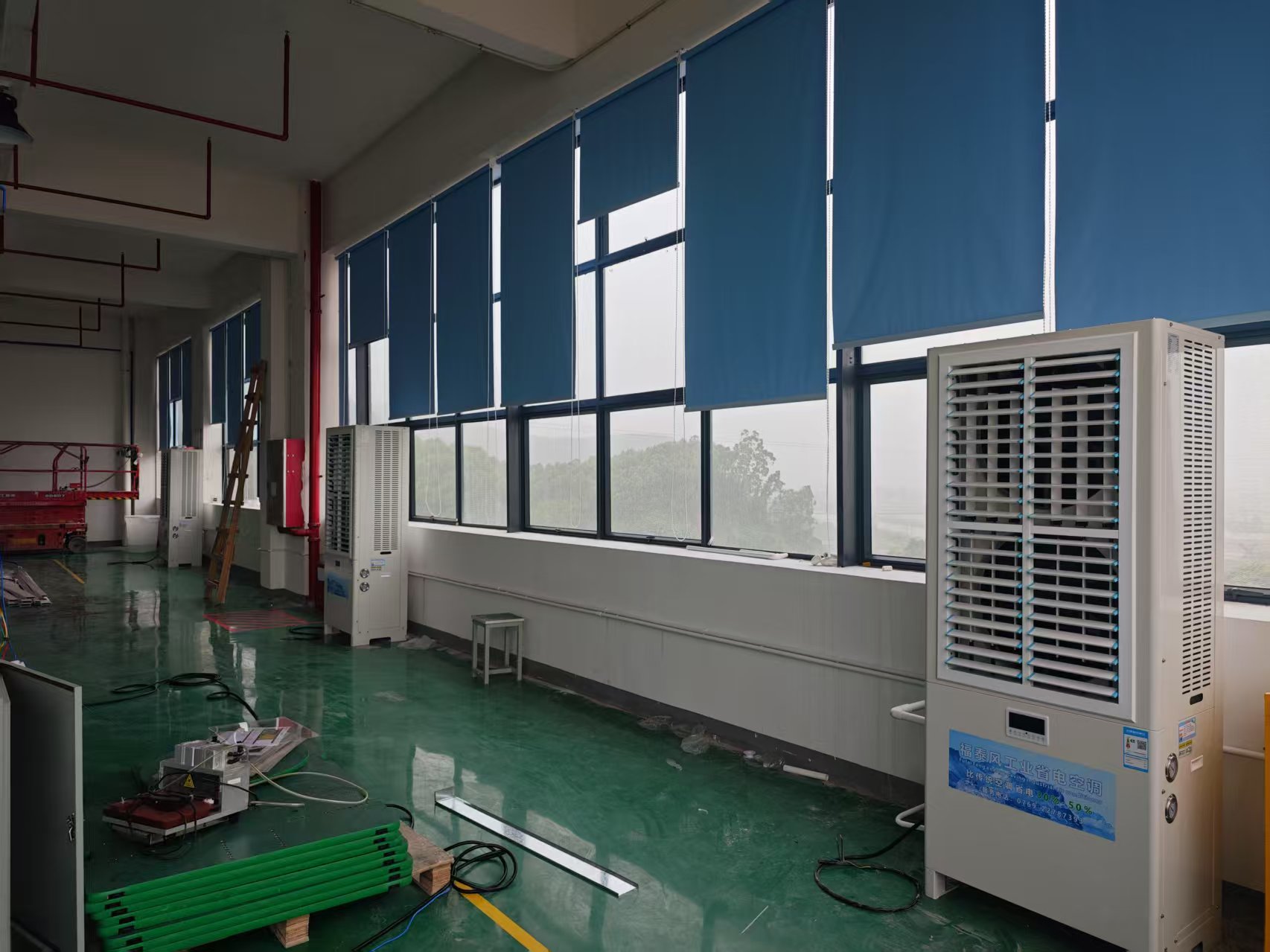 印刷車間降溫工業(yè)省電空調(diào)案例